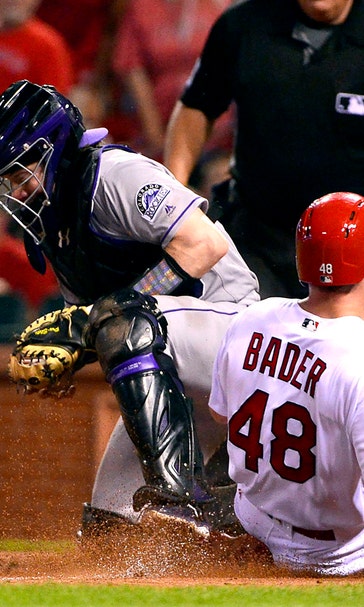 Bader scores winning run in Cardinals' 3-2 walk-off win over Rockies